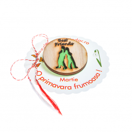 Insigna din lemn cu cei mai buni prieteni [1]