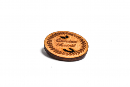 Insigna din lemn cu Craciun fericit! [2]