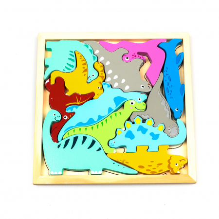 Puzzle cognitiv lemn - diverse animale [0]