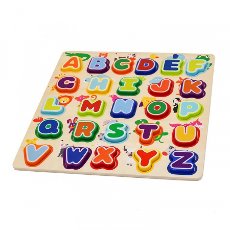 Joc inteligent - invata alfabetul- jucarie montessori [2]