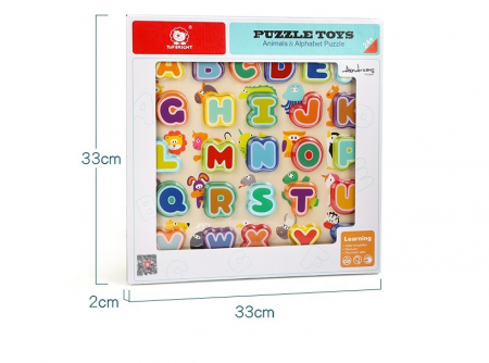 Joc inteligent - invata alfabetul- jucarie montessori [4]