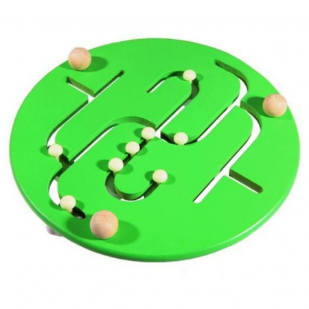 Joc cogntiv labirint cu fructe din lemn [1]