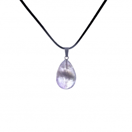 Feng Shui - Colier cu pandantiv cu piatra semipretioasa Hematit oval