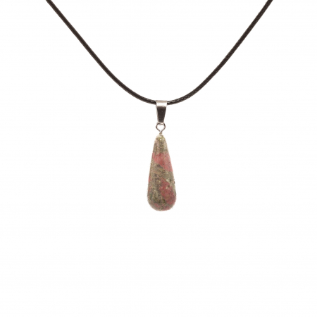 Feng Shui - Colier cu pandantiv cu piatra semipretioasa Unakit