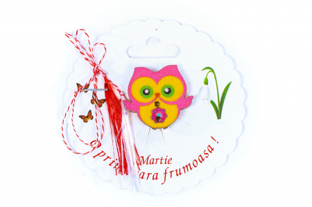 Martisor-brosa cu o bufnita [0]
