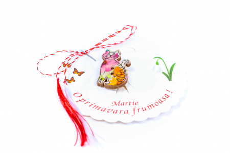 Martisor-brosa cu o pisicuta [1]