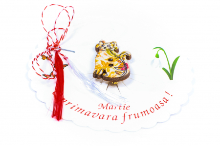 Martisor-brosa cu o pisicuta [1]