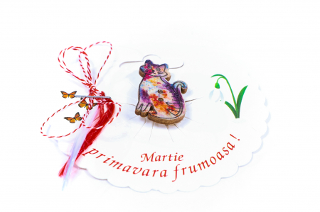 Martisor-brosa cu o pisicuta [1]
