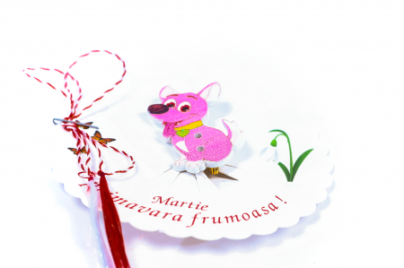 Martisor-brosa cu un catelus [1]