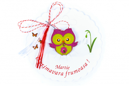 Martisor-brosa cu o bufnita [0]