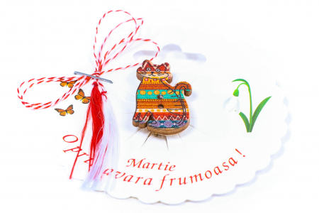 Martisor-brosa cu o pisicuta [1]