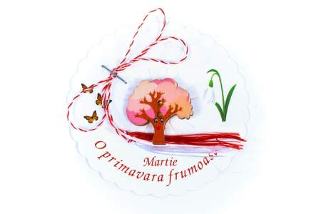 Martisor-brosa cu un copac [0]