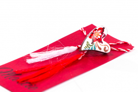 Martisor din ceramica pictat manual [2]