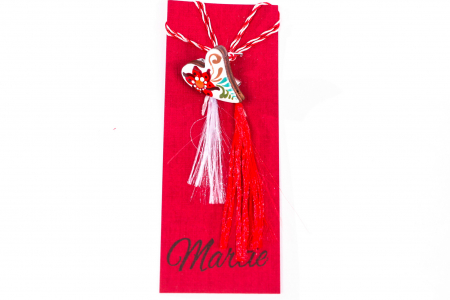 Martisor din ceramica pictat manual [0]