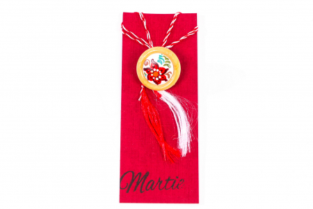 Martisor din ceramica pictat manual [0]
