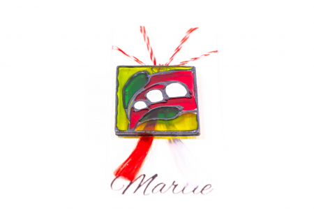 Martisor din sticla pictat manual [1]