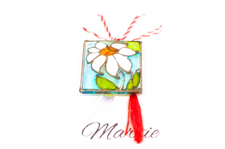 Martisor din sticla pictat manual [1]