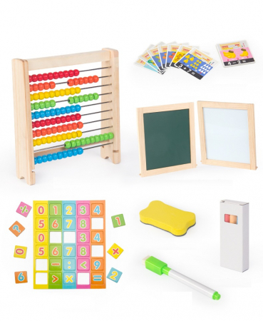 Numaratoare din lemn cu mai multe functii si tabla de scris [1]