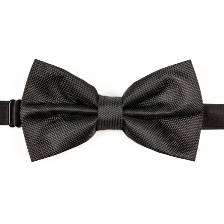 Papion negru cu butoni si batista [5]