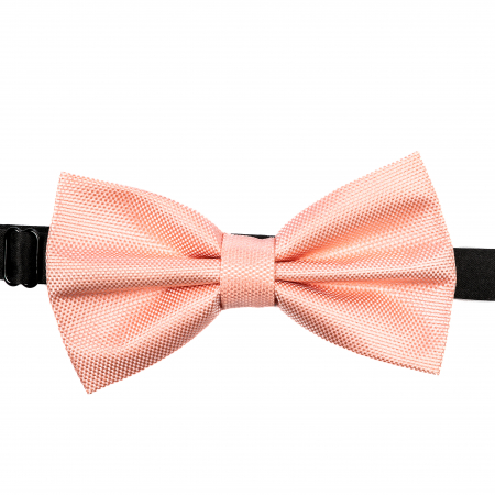 Papion culoare somon cu butoni si batista [5]