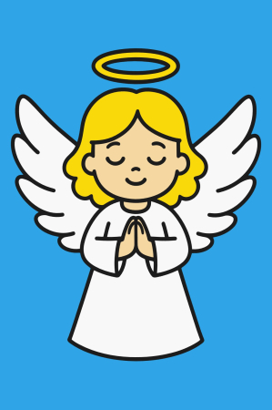 Ateliere cu nisip colorat - Plansa cu nisip colorat -Cu un Înger în Rugăciune