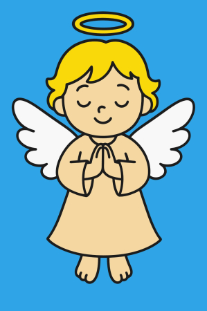 Ateliere cu nisip colorat - Plansa cu nisip colorat - Cu un ingeras care se roaga