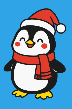 Ateliere cu nisip colorat - Plansa cu nisip colorat - Cu un pinguin