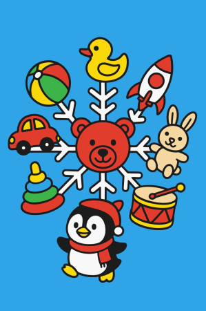 Ateliere cu nisip colorat - Plansa cu nisip colorat - Model de craciun cu multe desene