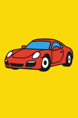 Ateliere cu nisip colorat - Plansa cu nisip colorat - Cu o masina