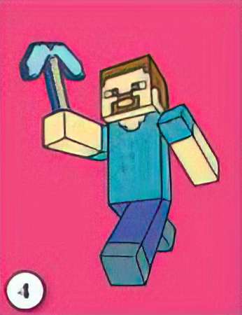 Ateliere cu nisip colorat - Plansa cu nisip colorat - Om pixelat- nisip inclus - toate culorile din imagine