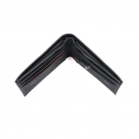 Portofel piele naturala pentru barbati cu inchidere pe magnet- negru [4]