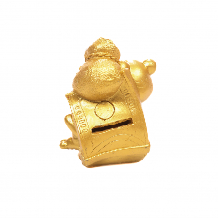 Pusculita Feng Shui Tigru dragut cu sac de bani pentru monede [3]