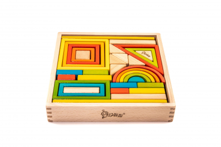 Puzzle din figuri geometrice - jucarii Montessori [1]