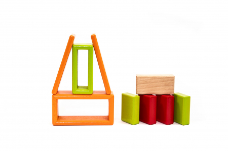 Puzzle din figuri geometrice - jucarii Montessori [2]