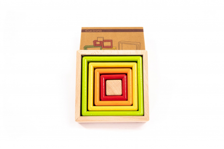 Puzzle din figuri geometrice - jucarii Montessori [2]