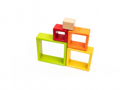 Puzzle din figuri geometrice - jucarii Montessori [1]
