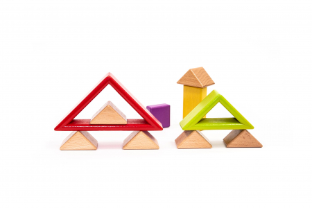 Puzzle din figuri geometrice - jucarii Montessori [2]