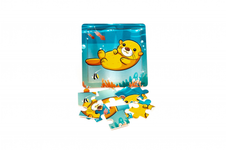 Puzzle din lemn cu animale - jucarii Montessori [2]