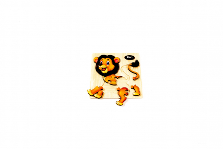 Puzzle din lemn cu animale si tabla inmultirii - jucarii Montessori [2]