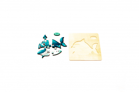 Puzzle din lemn cu animale si tabla inmultirii - jucarii Montessori [3]