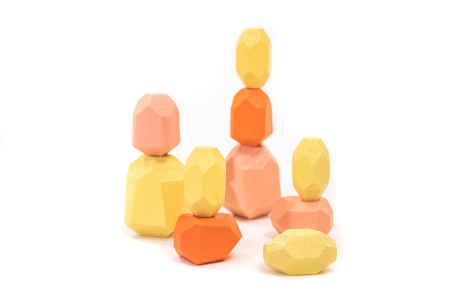 Puzzle din pietre lemnoase - jucarii Montessori [1]