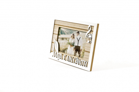 Rama foto din lemn cu mesaj, 10x15 [1]