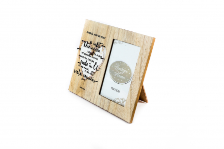 Rama foto din lemn cu mesaj [2]