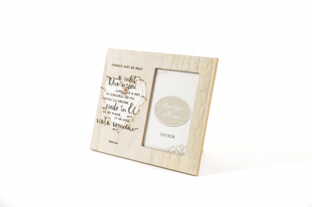 Rama foto din lemn cu mesaj [2]