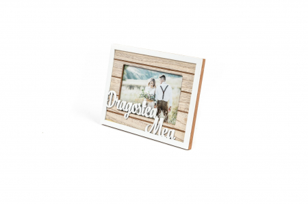 Rama foto din lemn cu "Dragostea mea" [1]