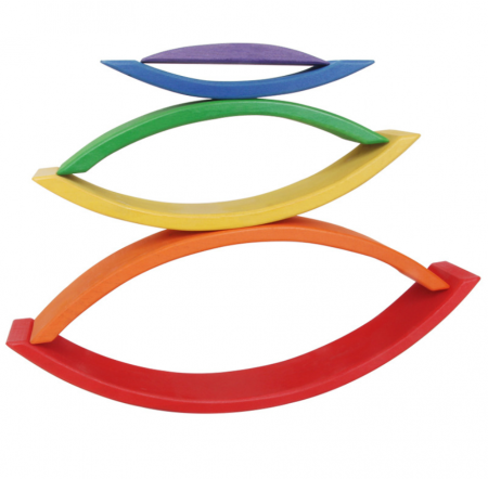 Semicerc incomplet in culorile curcubeului -Montessori [3]