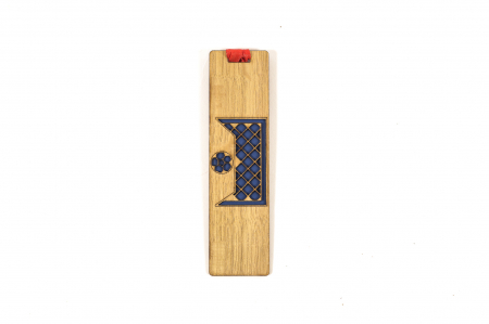 Semn de carte din lemn cu model [2]