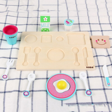 Set mic dejun din lemn [3]