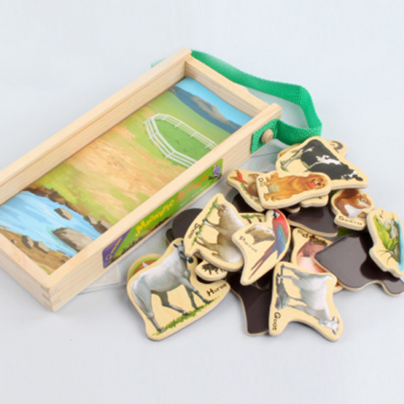 Set Montessori cu animale si litere in limba engleza [1]