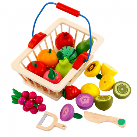 Set Montessori cu fructe din lemn [0]